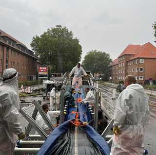 Großprofilsanierung durchs Nadelöhr