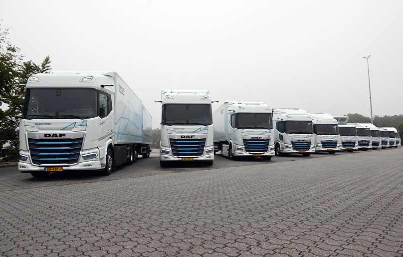 Rund um Eindhoven konnte ein gutes Dutzend an neuen DAF XF, XD und XB Electric ausgiebig Probe gefahren werden. | Foto: FH