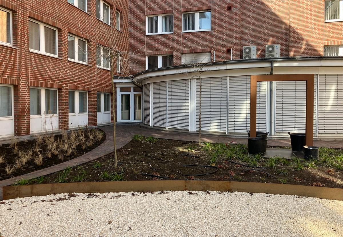 Mit dem Aufblühen der Pflanzen im Frühling wird aus dem einst tristen grauen Flachdach schon bald eine grüne Oase. | Foto: Veriso