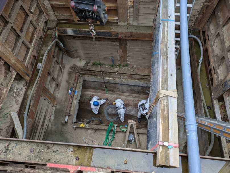 Einhebegrube mit Echterhoffverbau | Foto: Echterhoff