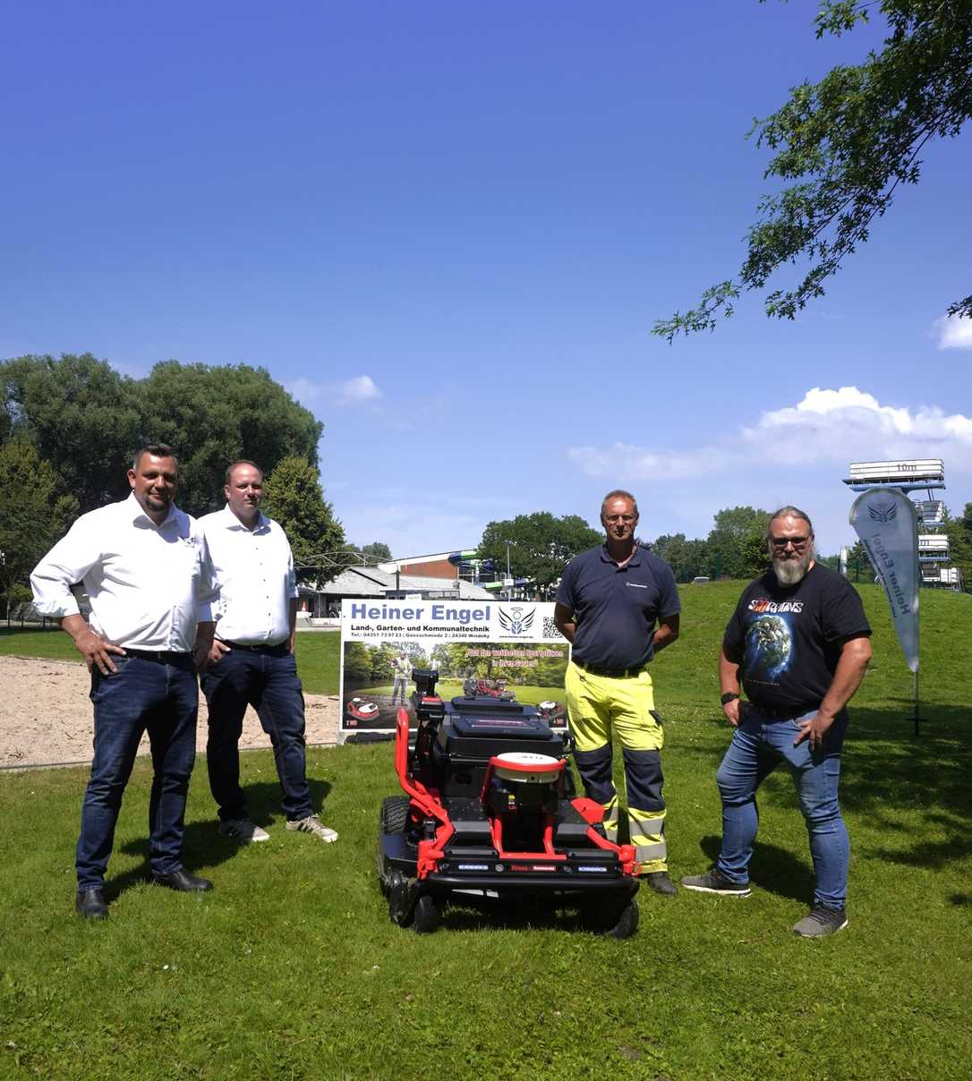 Kress Voyager: Autonomer Rasenmäher für Kommunen im Test bei Stadtwerke SH