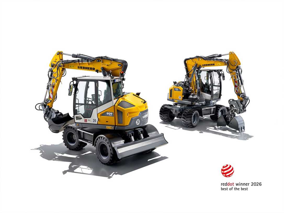 Liebherr Bagger: Warum sie den Red Dot Award gewannen Liebherr Bagger: Warum sie den Red Dot Award gewannen
