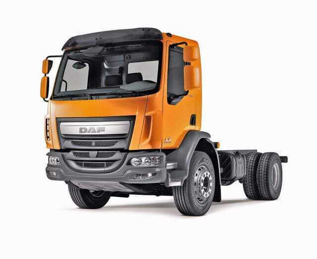 Die Baureihe LF: Mittelschwere DAF-Lkw von 7,5 bis 18 Tonnen, das Fahrerhaus stammt von Renault, die Motoren liefert Cummins.