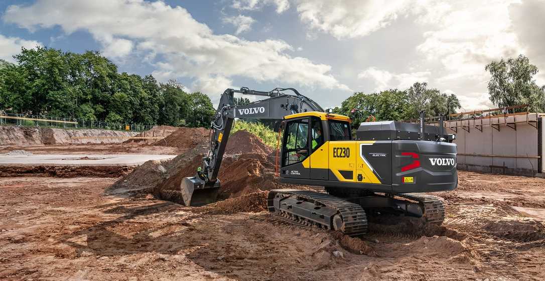 Volvo Construction Equipment Elektrobagger EC230 Electric Hydraulikbagger in Deutschland Volvo Construction Equipment Elektrobagger EC230 Electric Hydraulikbagger in Deutschland