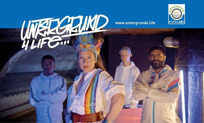 Das in der Kanalisation der Hansestadt Hamburg entstandene Musikvideo soll den Blick auf die unterirdische Infrastruktur richten und mehr Aufmerksamkeit und Wertschätzung für einen Beruf im Kanal- und Rohrleitungsbau schaffen. | Foto: Mama burns