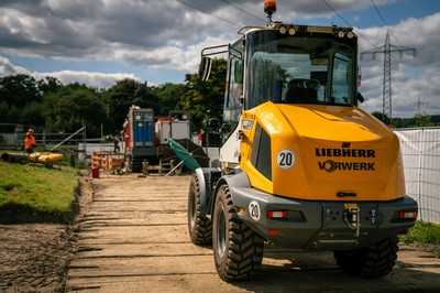 Liebherr testet emissionsfreie Baustelle