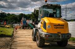 Liebherr testet emissionsfreie Baustelle