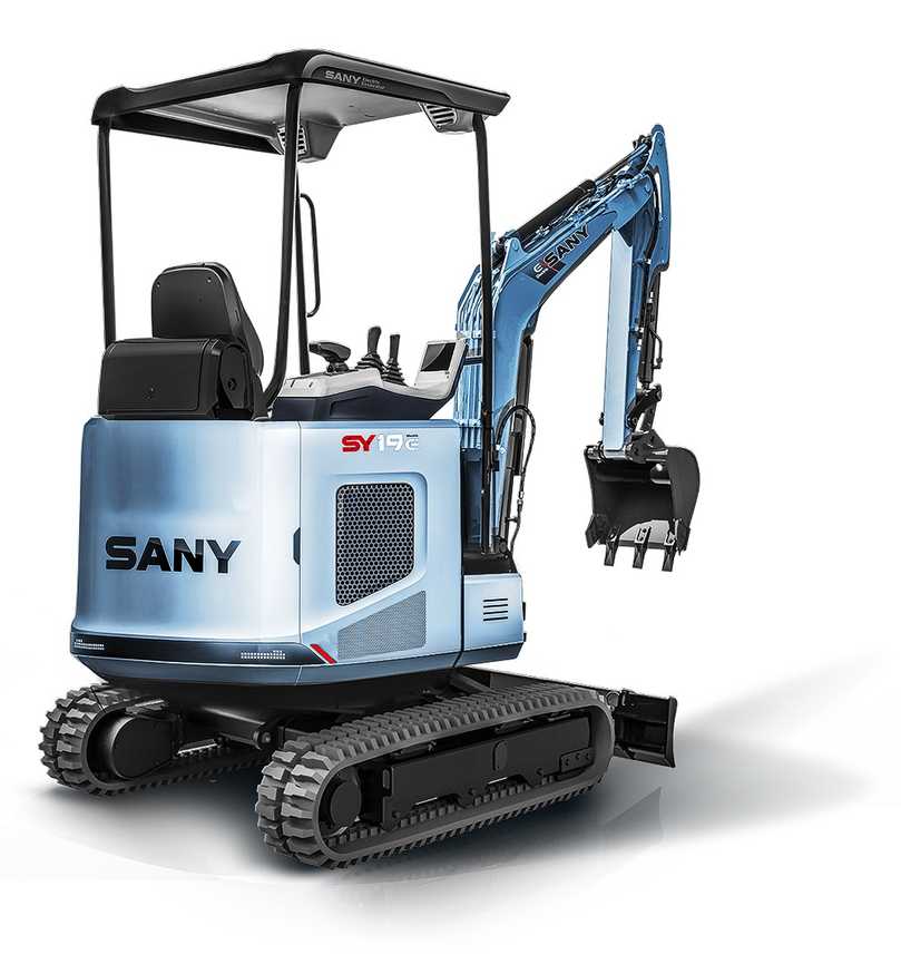 SANYs erster Minibagger mit Elektroantrieb – 2 t. | Foto: Sany SANYs erster Minibagger mit Elektroantrieb – 2 t. | Foto: Sany