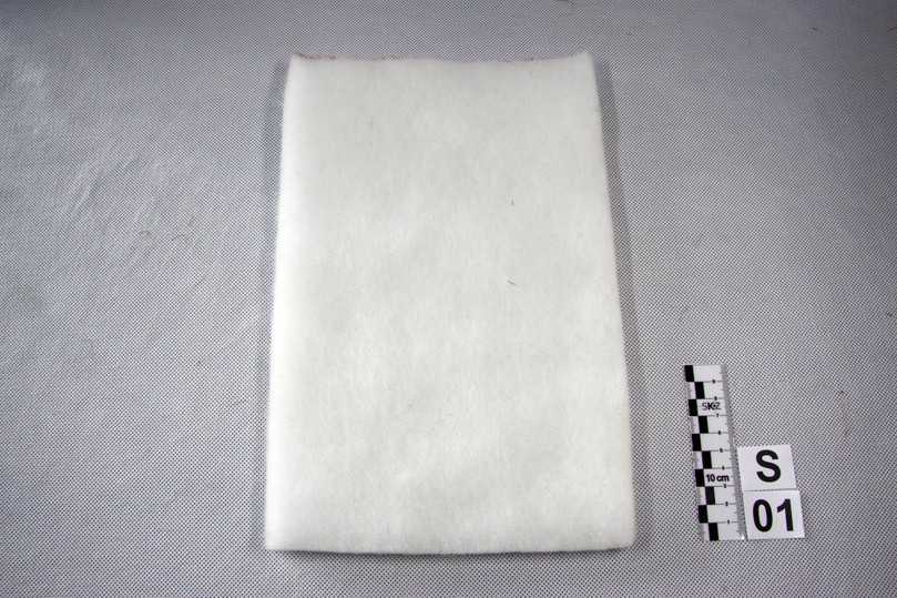 Bild 3: Vliesstoff (GTX-NW): PLA mechanisch verfestigt, 500 g/m² | Foto: SKZ-Testing GmbH Würzburg