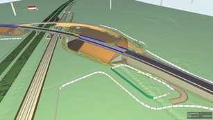 Neue Brücken für die Rheintalbahn bei Freiburg