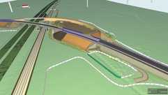 Neue Brücken für die Rheintalbahn bei Freiburg