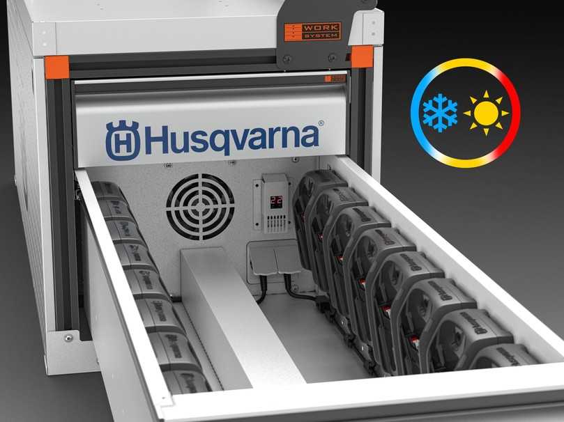 Die neue Akku-Lösung ist nicht mehr an die Beschränkungen herkömmlicher Stromquellen gebunden und soll sicherstellen, dass alle wichtigen Werkzeuge am Einsatzort jederzeit verfügbar sind. | Foto: Husqvarna Die neue Akku-Lösung ist nicht mehr an die Beschränkungen herkömmlicher Stromquellen gebunden und soll sicherstellen, dass alle wichtigen Werkzeuge am Einsatzort jederzeit verfügbar sind. | Foto: Husqvarna
