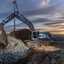 Premiere im Windpark: Dieser Bagger zerlegt 17 Windräder