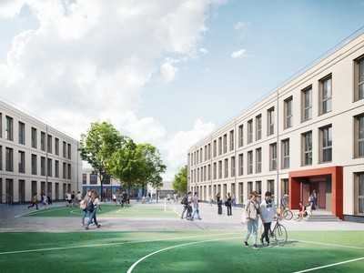 Größtes Schulbauprojekt in Holzmodulbauweise entsteht in Köln