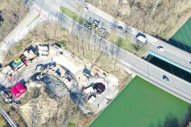 Drei grabenlose Verfahren in einem Projekt