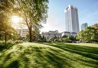 Duschwasser zum Gießen der Parkanlage