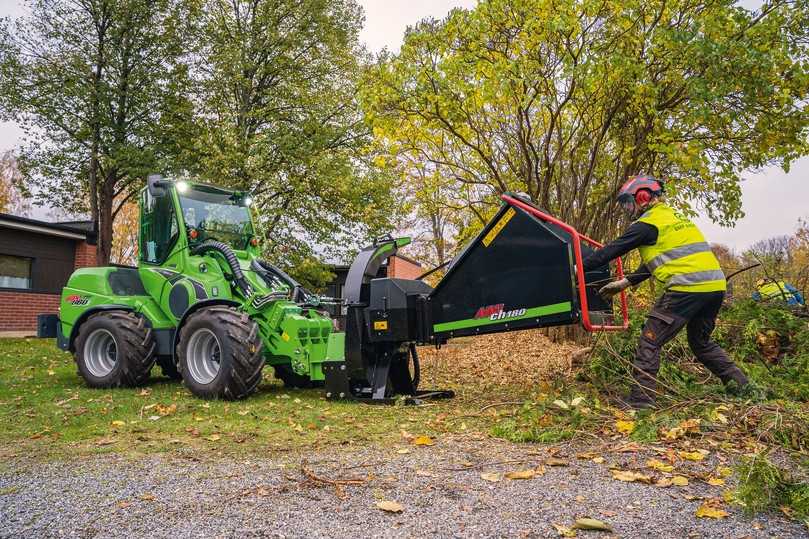Der neue Holzhäcksler CH180 beweist im Praxiseinsatz, was er kann. | Foto: Avant Tecno Der neue Holzhäcksler CH180 beweist im Praxiseinsatz, was er kann. | Foto: Avant Tecno