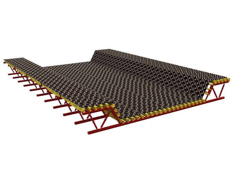 Flexibles Baukastensystem für den Brückenbau: Das modular aufgebaute Schalungssystem wurde für die flexible Umsetzung unterschiedlichster Geometrien entwickelt. | Foto: Ringer