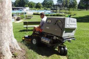Mähen bis in die letzten Ecken