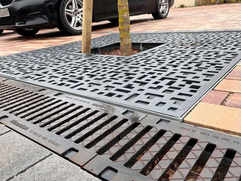 Baumbewässerung innerhalb versiegelter Oberflächen | Foto: Hauraton Baumbewässerung innerhalb versiegelter Oberflächen | Foto: Hauraton