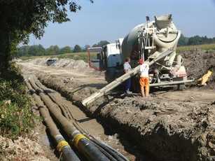 Fernwärmeleitungsbau mit ZFSV