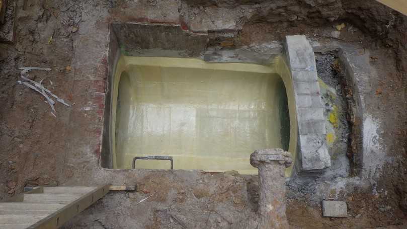 Der sanierte Schacht | Foto: Geiger Kanalsanierung Der sanierte Schacht | Foto: Geiger Kanalsanierung