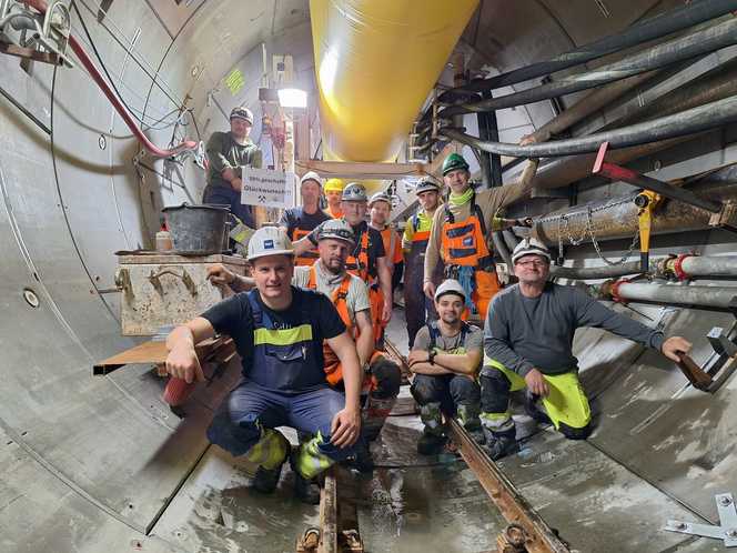 Meilenstein beim Tunnelbauprojekt ElbX