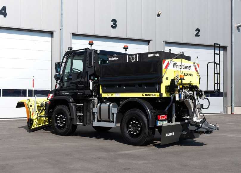 Der Yeti-Streuautomat ist einsatzbereit. | Foto: Bucher Municipal