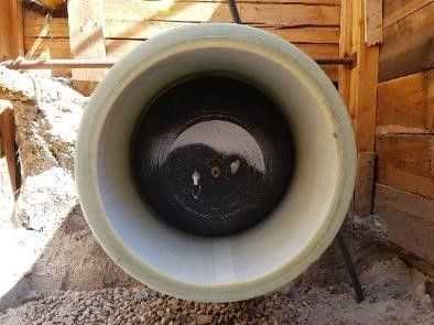 Nach der Härtung entsteht beim BlueLine-Verfahren ein neues Rohr im Altrohr. | Foto: D&S