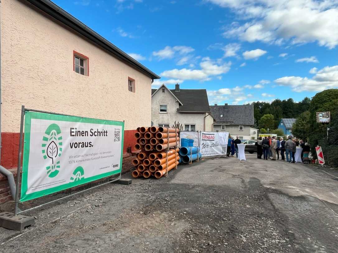 Klimaneutraler Kanalbau in Lindenberg mit nachhaltigen Rehau Rohrsystemen Klimaneutraler Kanalbau in Lindenberg mit nachhaltigen Rehau Rohrsystemen