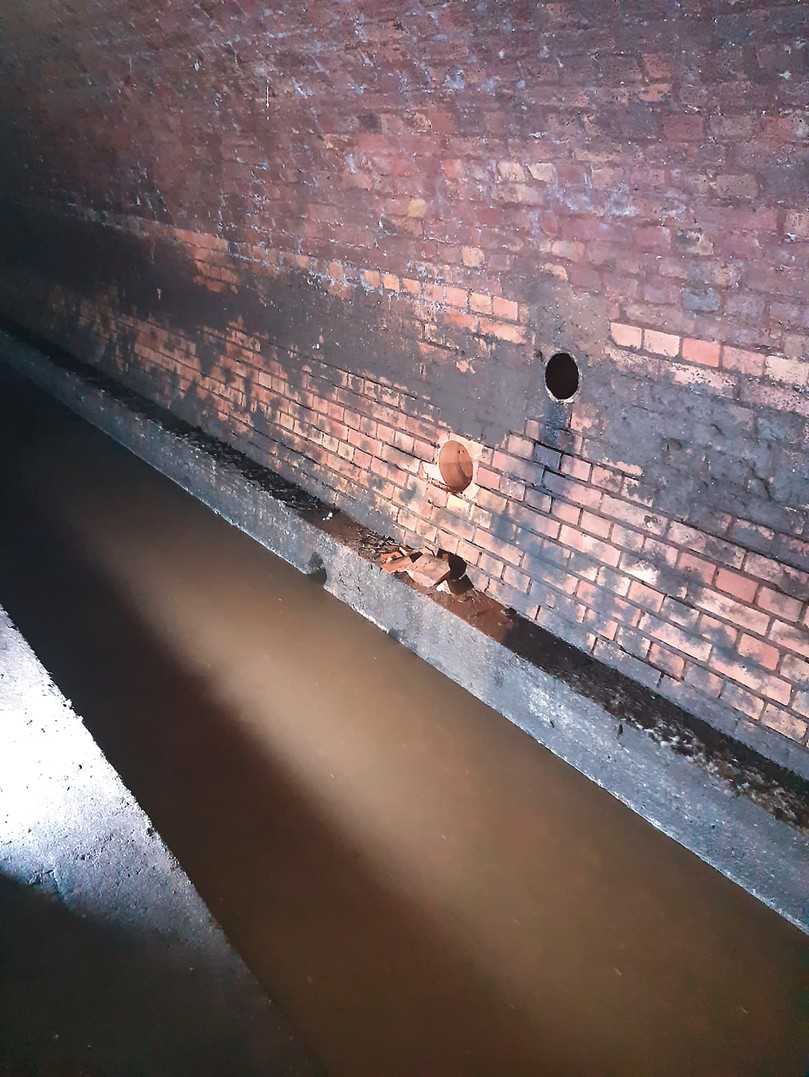 Abb. 4: Gemauerter Eiprofil-Sammler | Foto: Bohrtec Abb. 4: Gemauerter Eiprofil-Sammler | Foto: Bohrtec