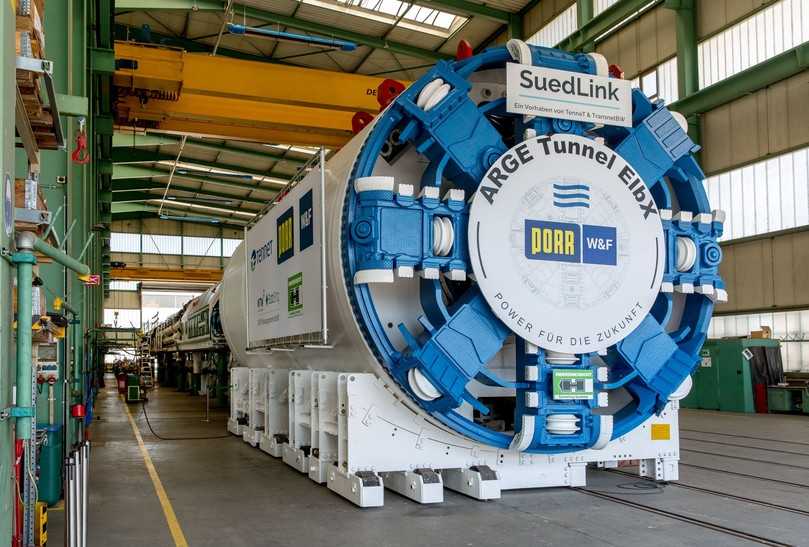 Mixschild für die Elbquerung von SuedLink | Foto: Herrenknecht Mixschild für die Elbquerung von SuedLink | Foto: Herrenknecht