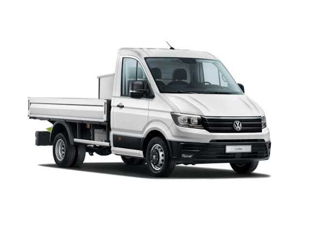 Der schnittige VW Crafter sorgt durch viele Assistenzsystemen für Aufsehen. | Foto: VW