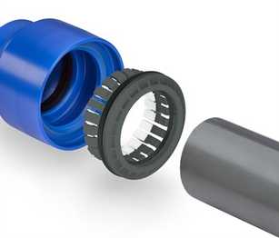 Neue Steckverbindung für Druckrohrsysteme