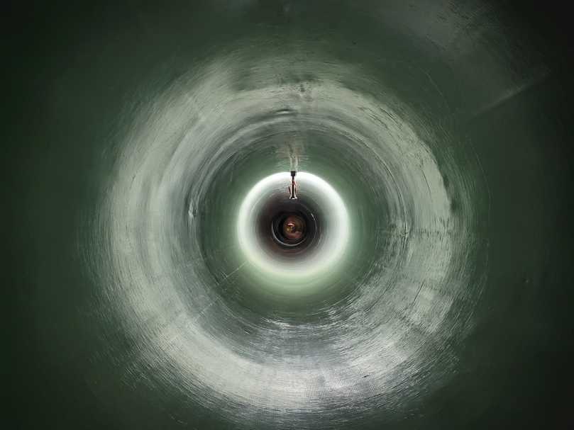 Blick in den fertig sanierten Sammler | Foto: Aarsleff Blick in den fertig sanierten Sammler | Foto: Aarsleff