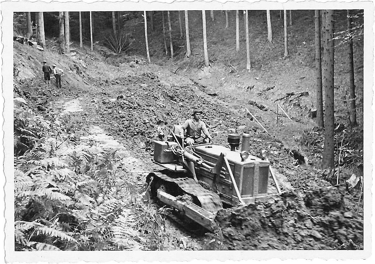 Anfänge der Berufstätigkeit von Franz Holp 1958 | Foto: Holp GmbH