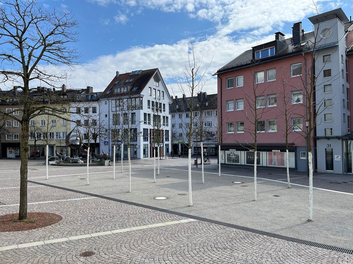 Bäume  auf dem Adenauerplatz in Friedrichshafen werden mit Regenwassser versorgt | Foto: Hauraton Bäume  auf dem Adenauerplatz in Friedrichshafen werden mit Regenwassser versorgt | Foto: Hauraton
