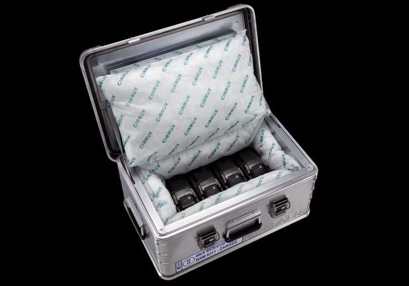 Lithium-Ionen-Transportbox „Akku Safe Compact". | Foto: Denios Lithium-Ionen-Transportbox „Akku Safe Compact". | Foto: Denios