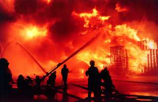 Löschen kann brandgefährlich sein