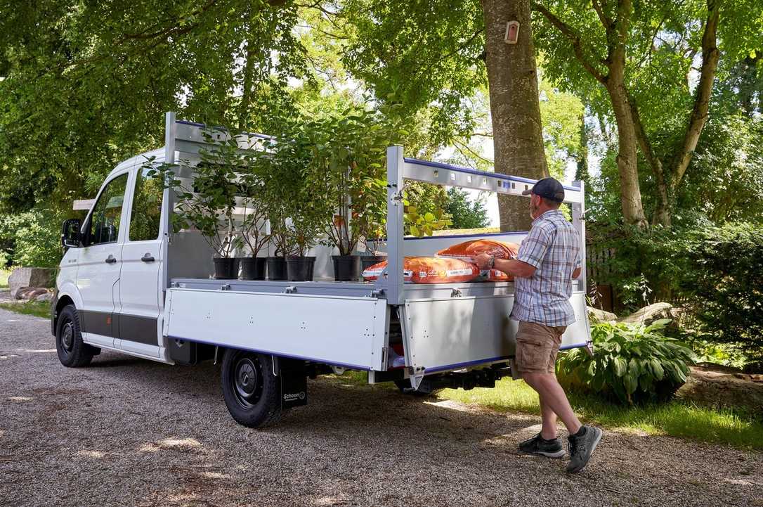 MAN TGE: Aufbauten von Meiller, Scattolini, Schutz - Kipper, Kastenwagen & Kofferaufbau