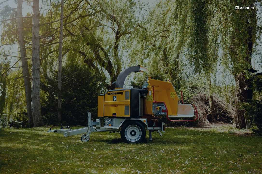 CO₂-Ausstoß senken: Holzhäcksler von Schliesing auch mit klimafreundlichem HVO-Kraftstoff