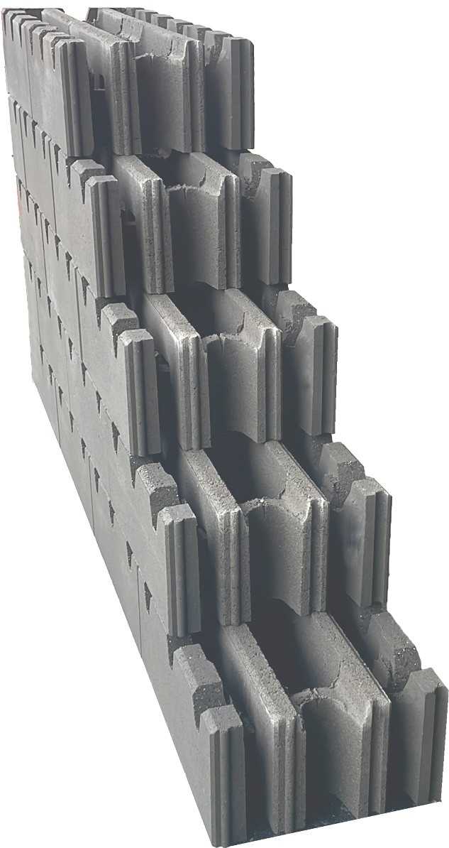 Die drei Kammern machen es möglich: Das „Green Wall-Kombi"-Mauersystem lässt sich außen ein- oder zweiseitig begrünen und innen ausbetonieren. | Foto: Jasto Baustoffwerke Die drei Kammern machen es möglich: Das „Green Wall-Kombi"-Mauersystem lässt sich außen ein- oder zweiseitig begrünen und innen ausbetonieren. | Foto: Jasto Baustoffwerke