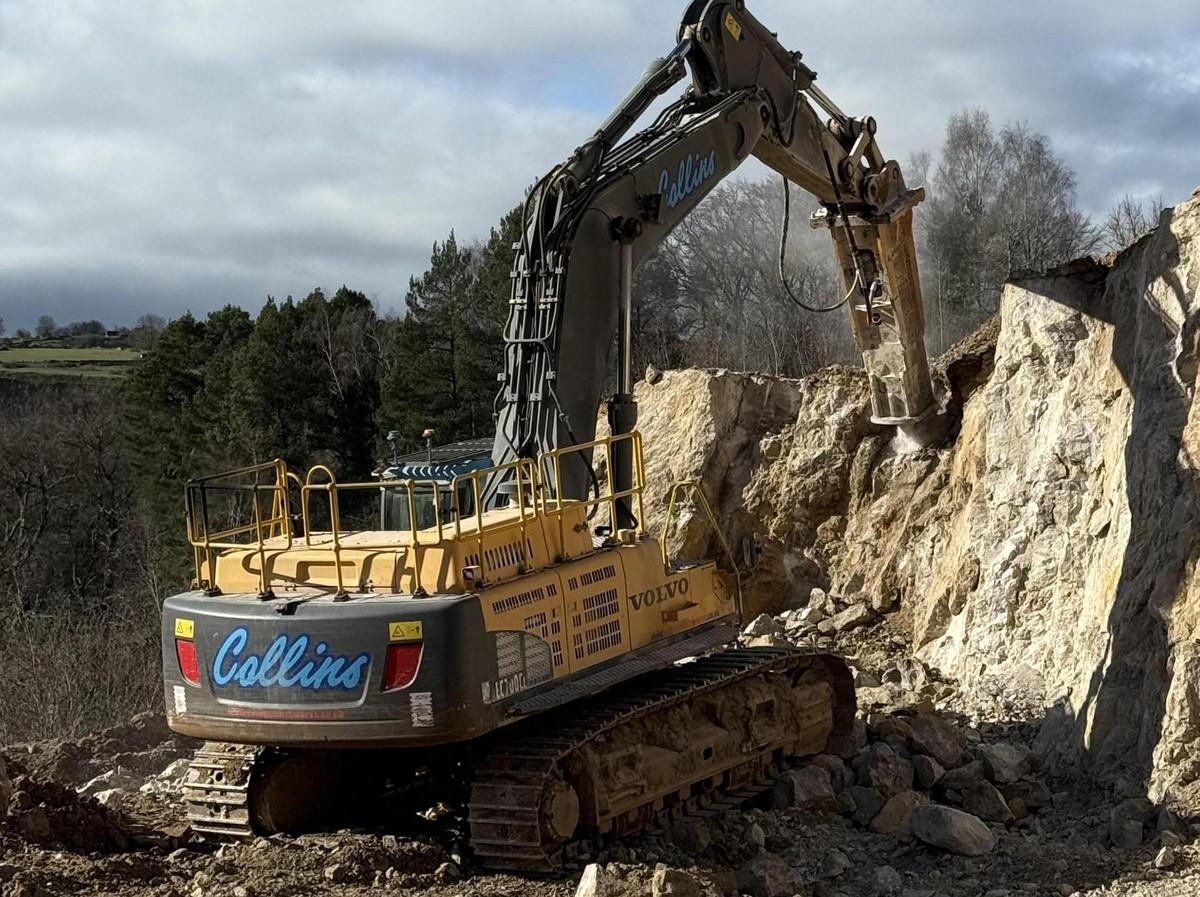 Collins Earthworks kombiniert im Steinbruch moderne Indeco-Technik mit einer Elektro-Lkw-Flotte. | Foto: Indeco Collins Earthworks kombiniert im Steinbruch moderne Indeco-Technik mit einer Elektro-Lkw-Flotte. | Foto: Indeco
