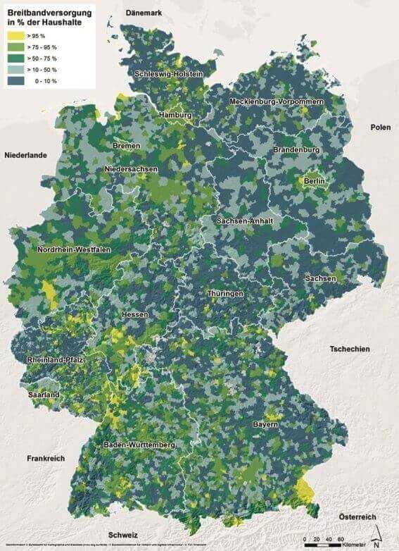 Deutschlands digitaler Flickenteppich: Standort-Risiko Internet?