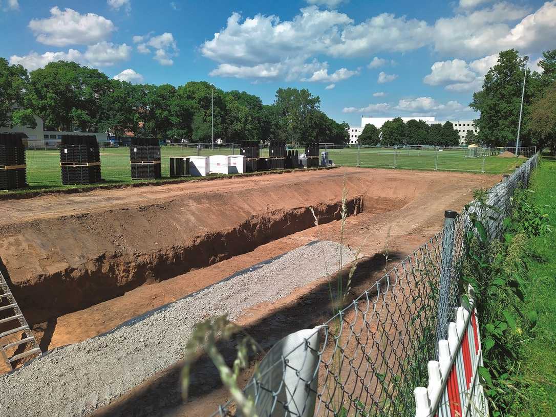 Sportplatzbewässerungsanlage als Reallabor für Nutzwasser-Forschungsprojekt Sportplatzbewässerungsanlage als Reallabor für Nutzwasser-Forschungsprojekt
