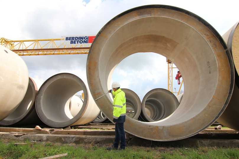 Rohrlager im Werk | Foto: Berding Beton Rohrlager im Werk | Foto: Berding Beton