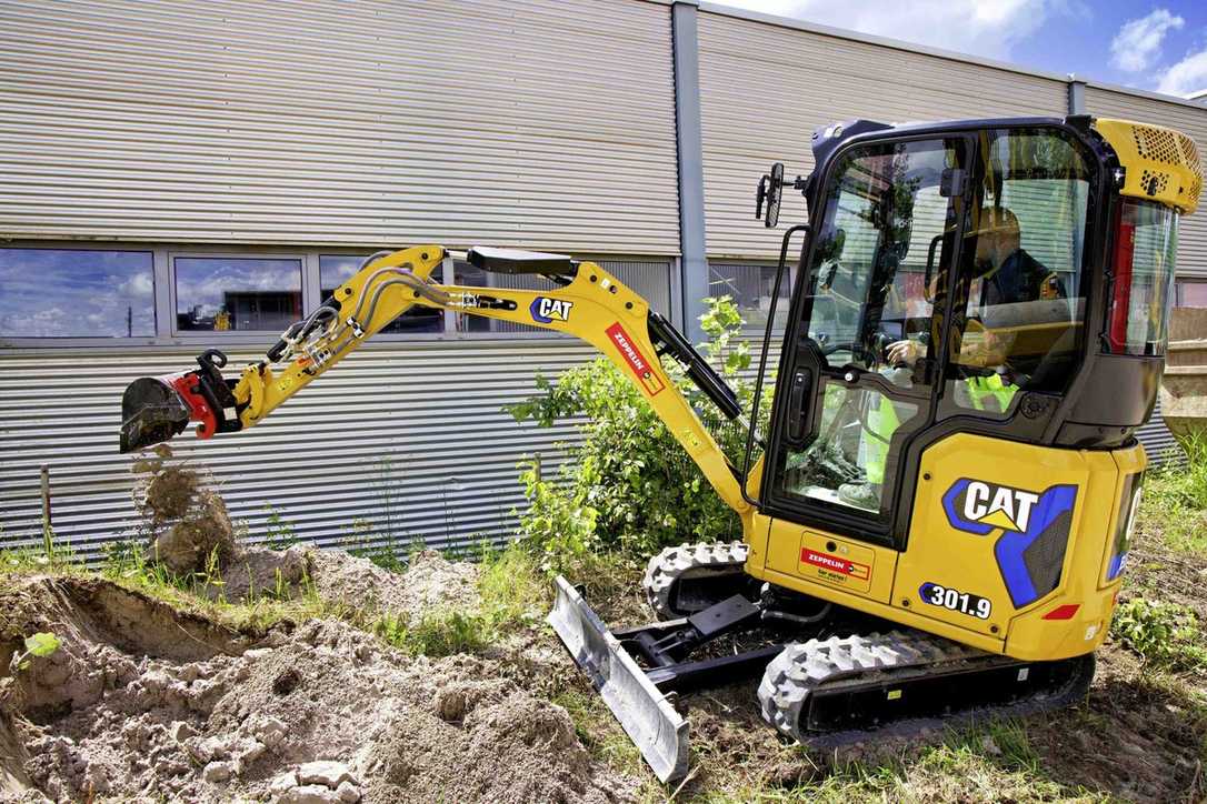 Zeppelin Rental nimmt Elektro-Minibagger Cat 301.9 E in die Vermietung Zeppelin Rental nimmt Elektro-Minibagger Cat 301.9 E in die Vermietung