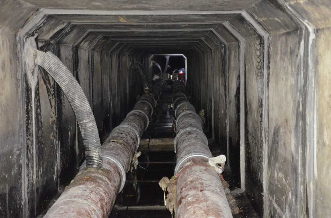 Sanierter Hauptsammler mit Zusatzfunktion Sanierter Hauptsammler mit Zusatzfunktion