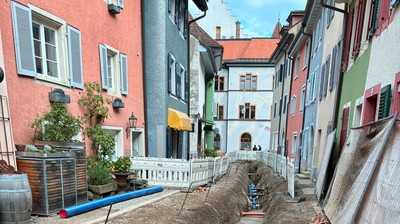 Schonende Verfüllung in beengter Altstadt