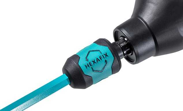 Optimierte Schnellwechselkupplung: HEXAFIX PRO | Foto: Collomix Optimierte Schnellwechselkupplung: HEXAFIX PRO | Foto: Collomix